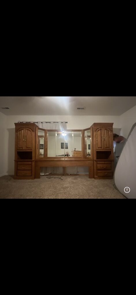 King Size Oak Headboard