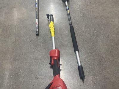 Milwaukee Weed Trimmer with 10” pole saw attachment