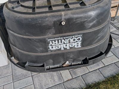 BEHLEN COUNTRY IFA Stock Tank, Rigid, Poly Black,