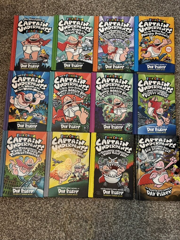 Captain Underpants Series Books