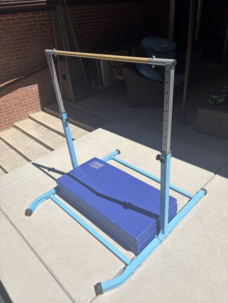 Gymnastics Bar And Mat