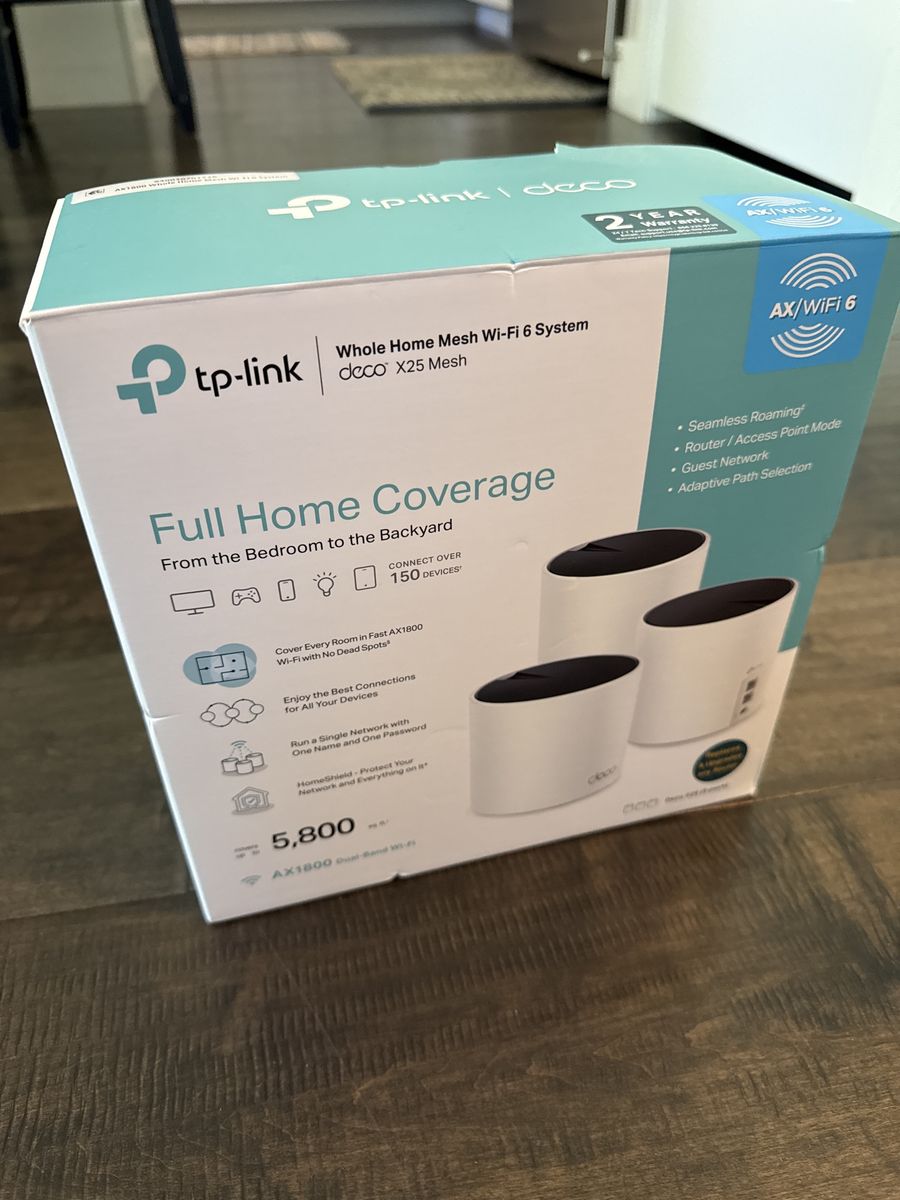Tp-Link Deco whole home mesh Wi-Fi 6 system