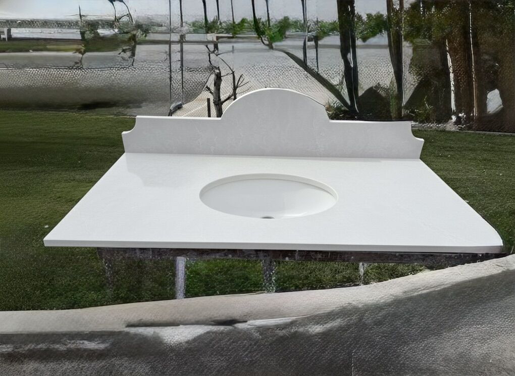 44.5” Quartz bathroom countertops