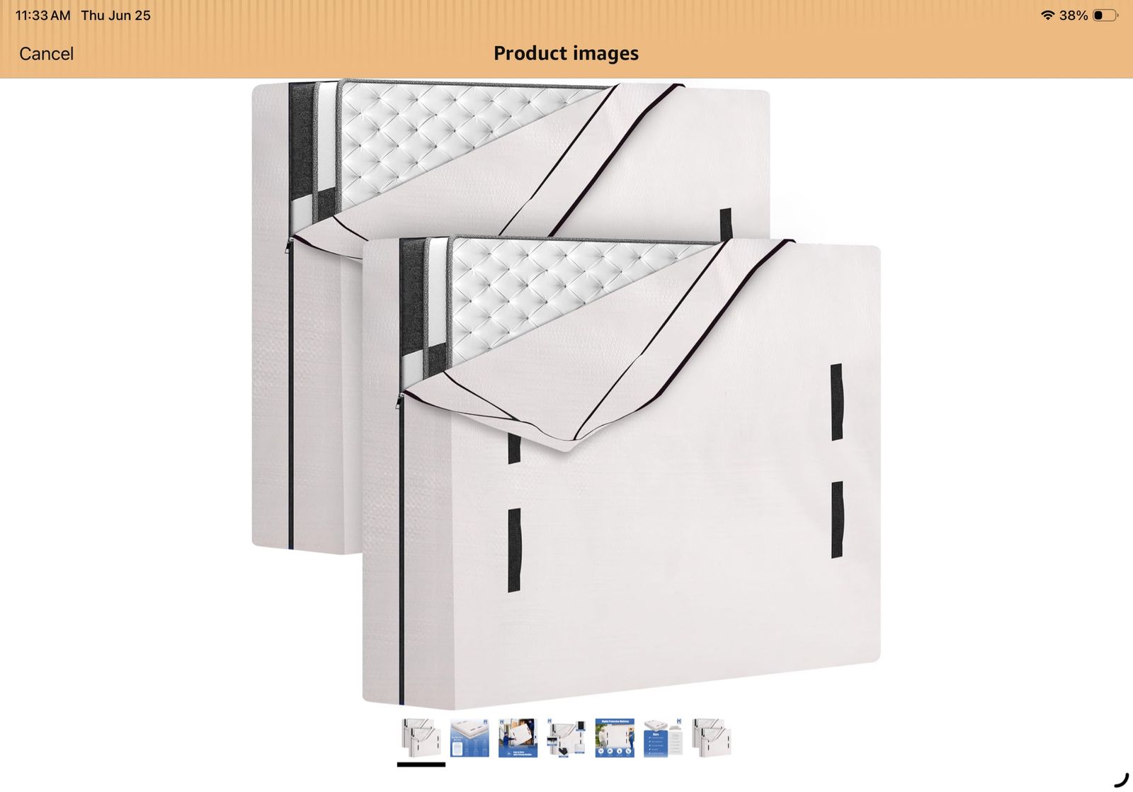 Moving? Super durable king mattress covers with handles