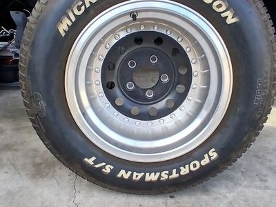 Aluminum 5x4.5 15 inch wheels & P295/50R15 & P215/70R15