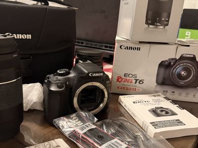Canon Rebel EOS T6 Like New