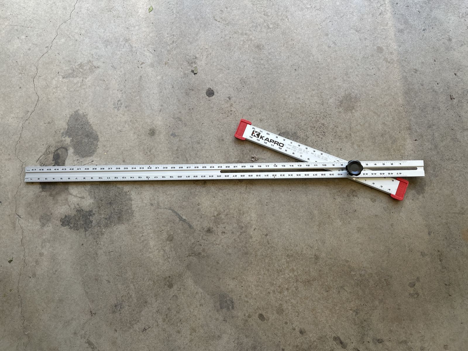 Kapro 313-48 48in. L-Beam Layout Level with Opti-Vision Red and Angle Finder