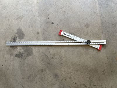 Kapro 313-48 48in. L-Beam Layout Level with Opti-Vision Red and Angle Finder