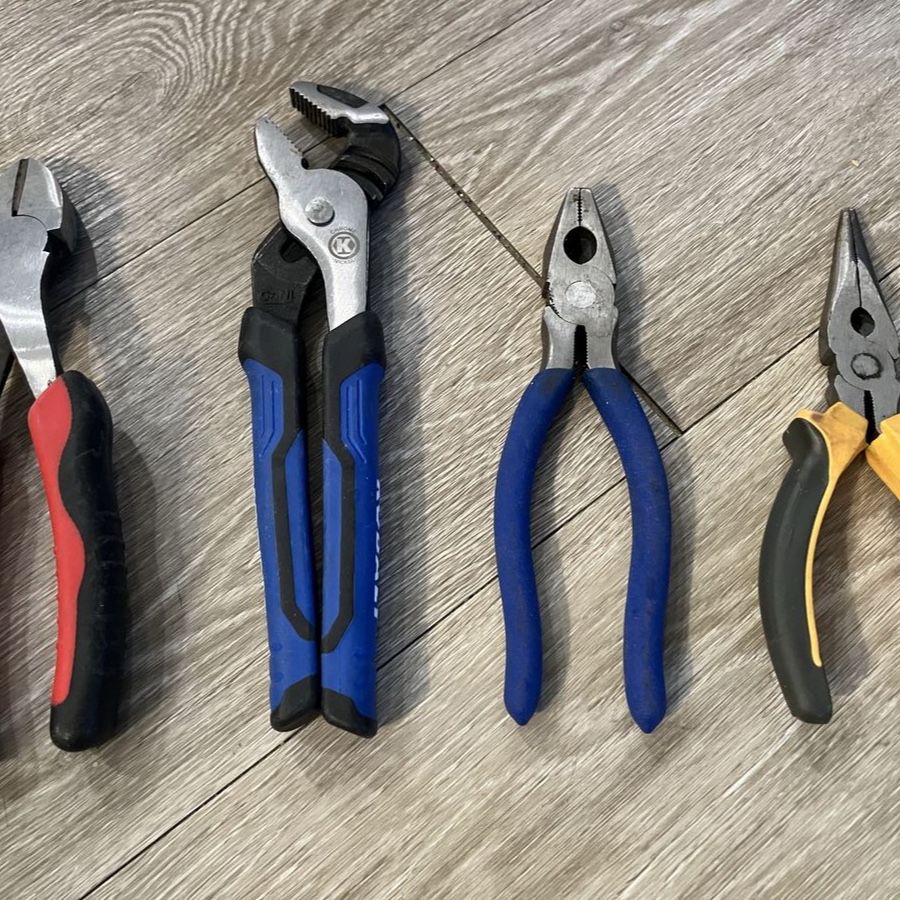 4 Tools - Wrench and Pliers- Various Brands
