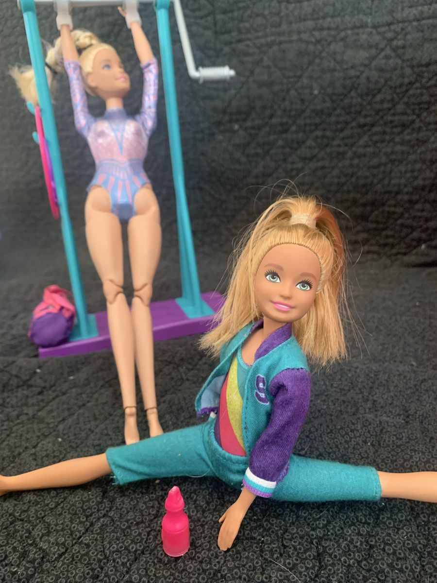 Barbie gymnastics bar