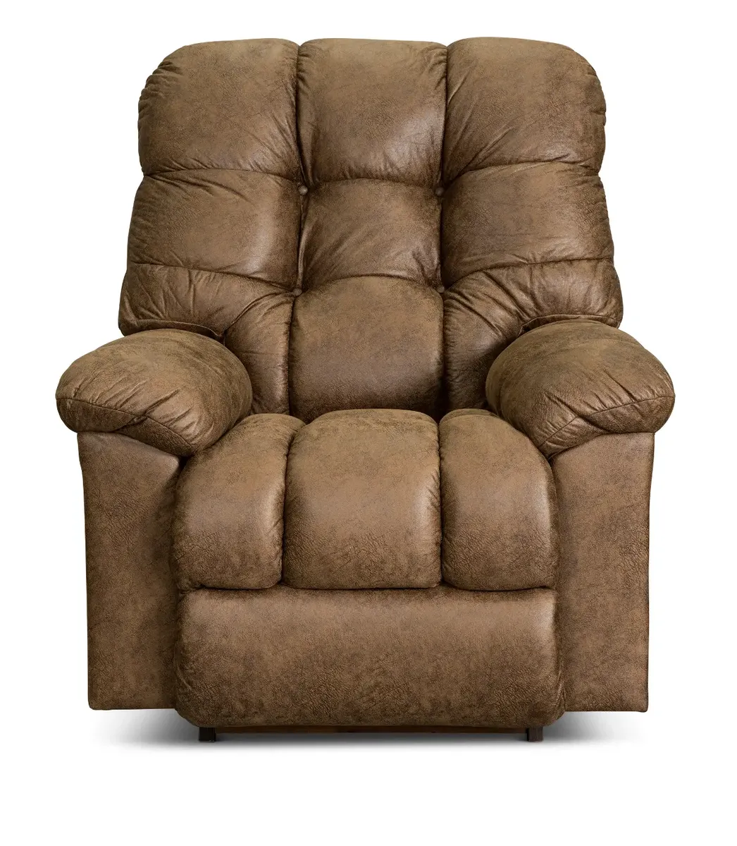 Gibson Canyon Brown Power Reclina-Rocker Recliner