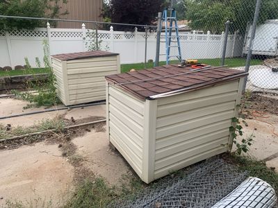 Custom insulated dog houses