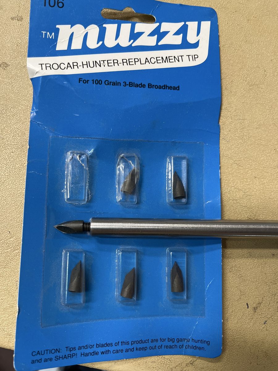 Muzzy Broadheads.