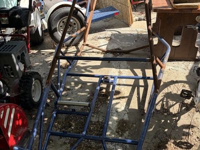 Used Sand Rail Frame - Blue Metal Chassis for Off-Road Vehicles. Pick up today for $100 goes to scrap tomorrow