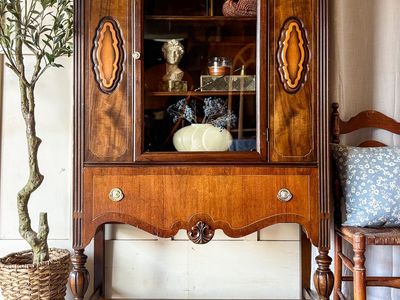 *FREE DELIVERY* Antique Jacobean Curio Cabinet