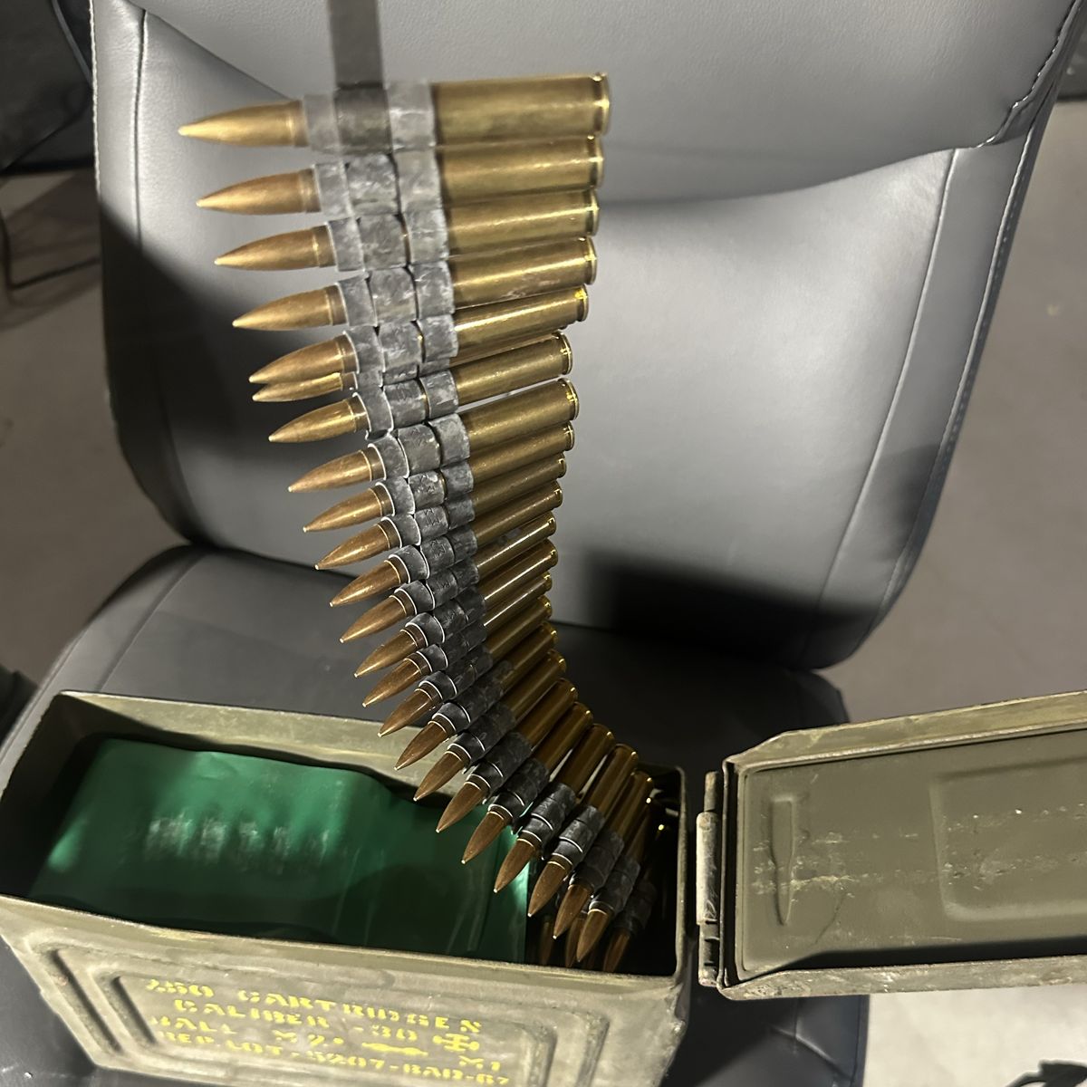 30-06 Ammo 250 Rounds Linked