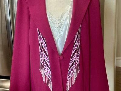 Bob Mackie Jacket with beautiful Wearable Art