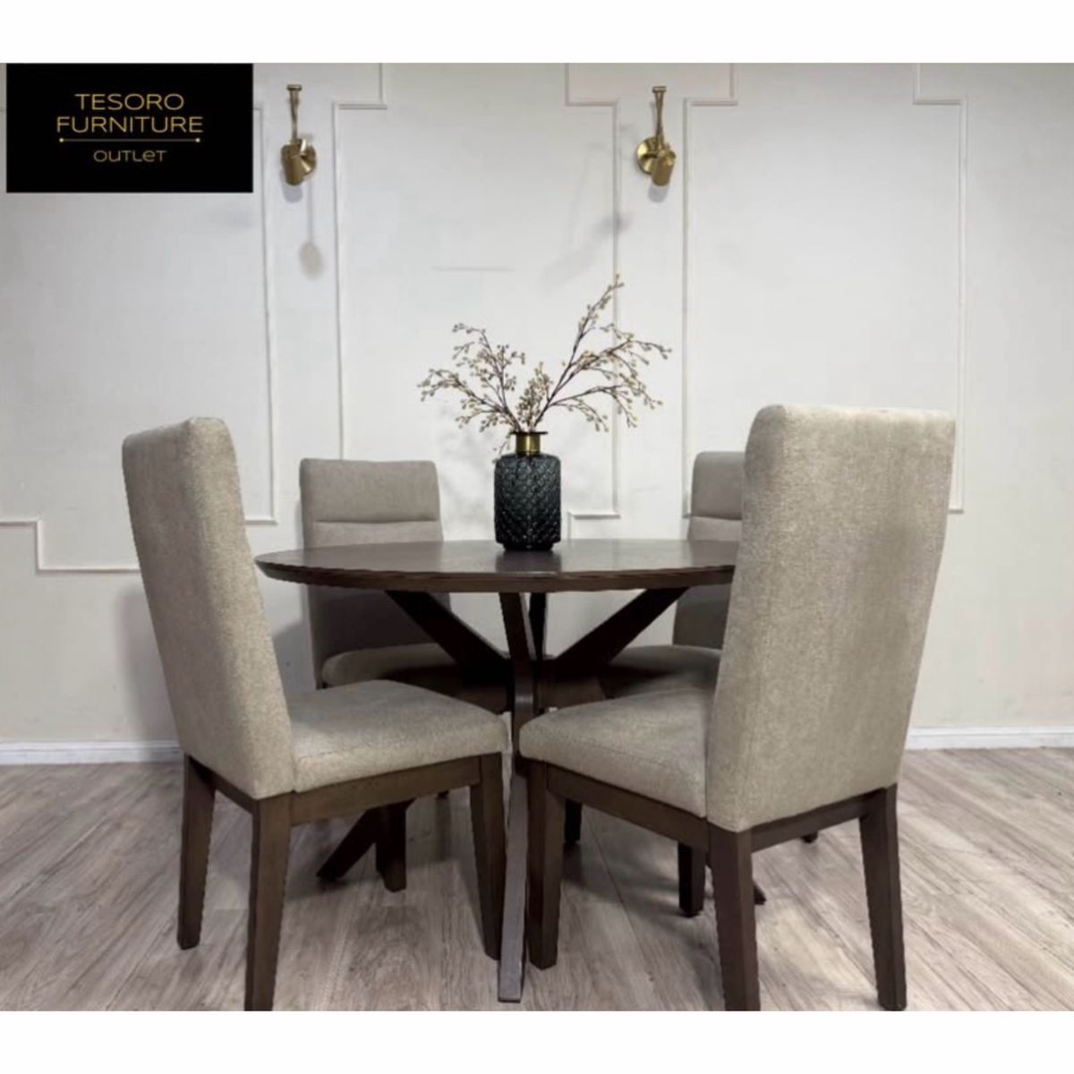 MODERN ROUND DINING SET AMAZING DEAL‼️