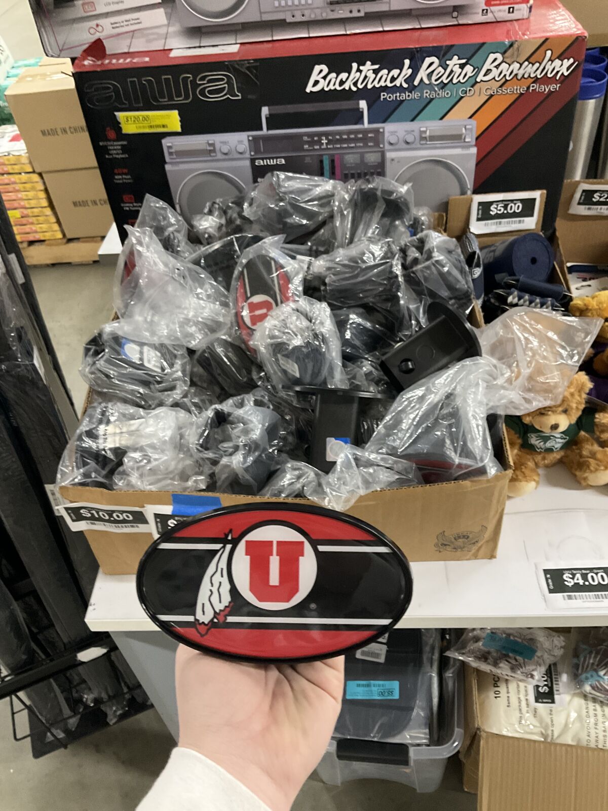 Utah Utes Trailer Hitch Cover
