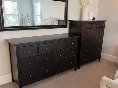 IKEA HEMNES Black-Brown Bedroom Set - 4 Pieces