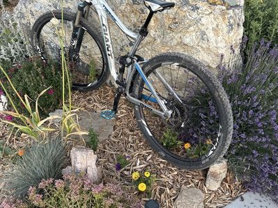Giant Trance Mountain Bike - White/Blue Full Suspension