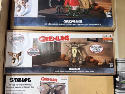 Halloween Home Depot Gremlin Animatronic Set