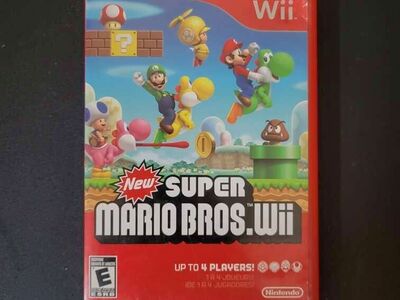 New Super Mario Bros Wii (Nintendo Wii, 2009) Com