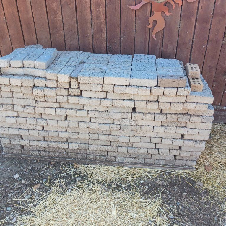 gray bricks