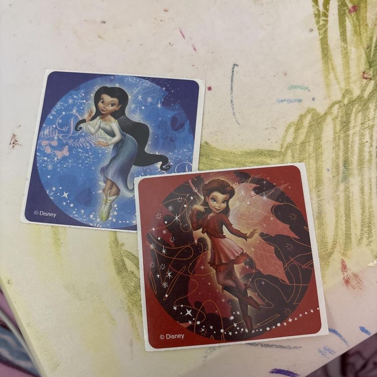 Disney Fairies Sticker Set Of 2-Collectible Stickers