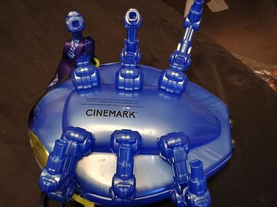 Cinemark Blue Beetle Popcorn Bucket