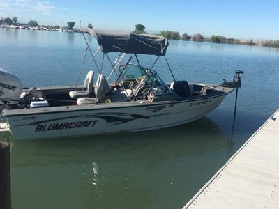 2007 Alumacraft Tourney Pro 195 Boat with Evinrude E-TEC Outboard & Trailer