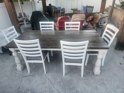 Dining Table Set – 6 Chairs