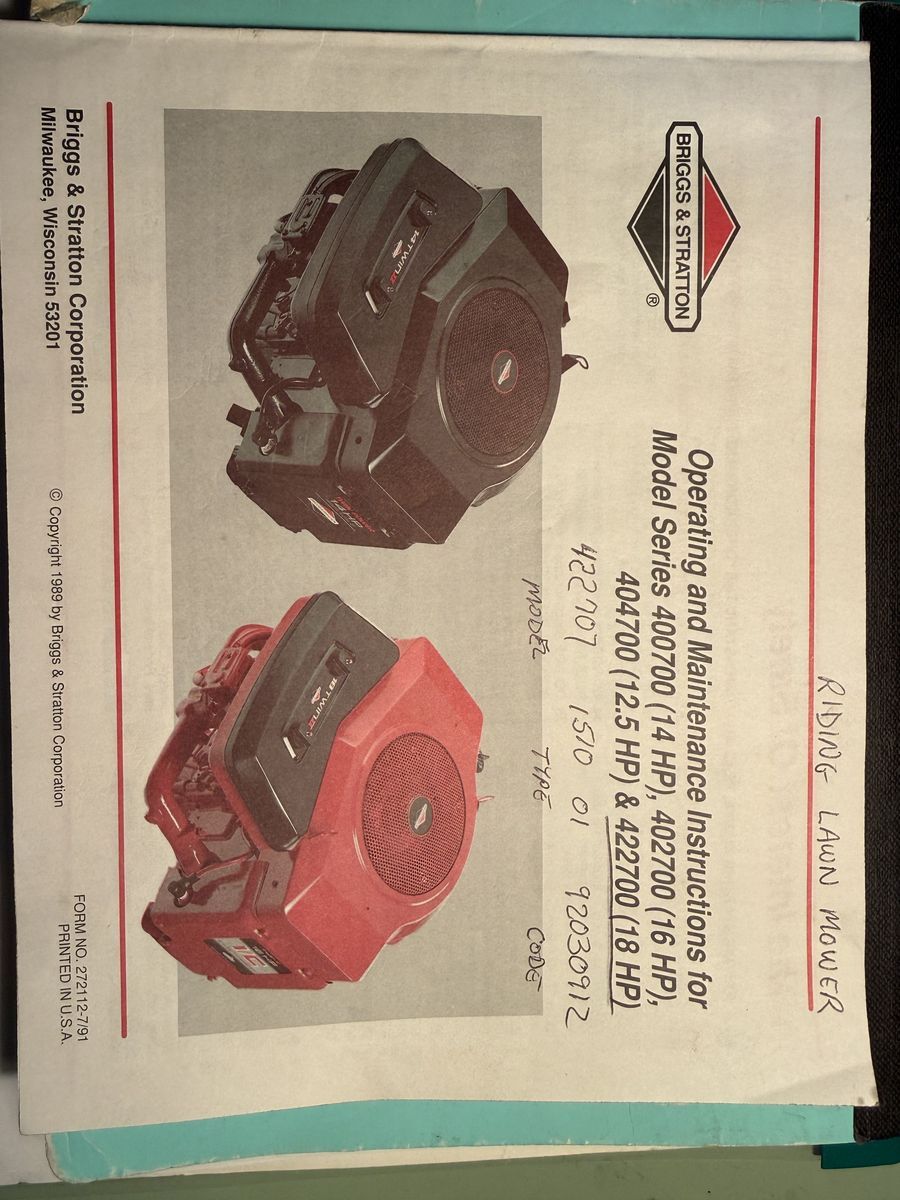 Lawn Tractor 18HP 42"