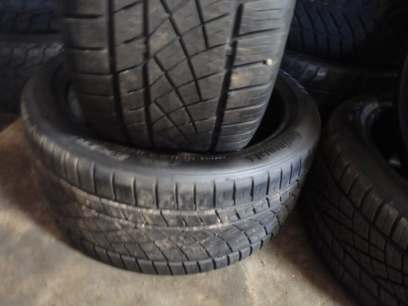 255/35R18 CONTINENTAL EXTREME CONTACT PAIR OF TWO USED TIRES