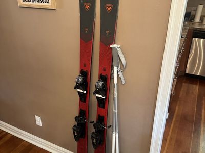 Rossignol Experience 86 Basalt 167cm + Look bindings + Swix poles, complete setup