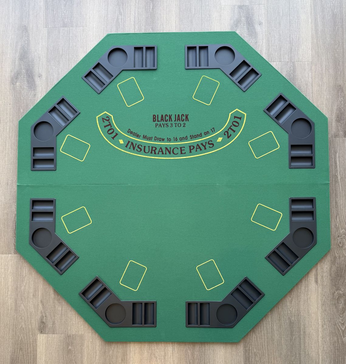Poker/Blackjack Table Top (portable/foldable)