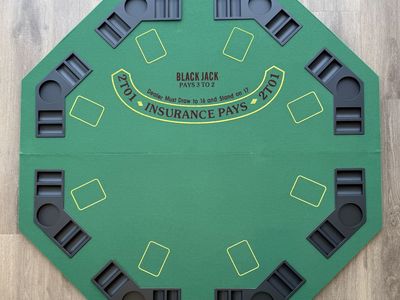 Poker/Blackjack Table Top (portable/foldable)