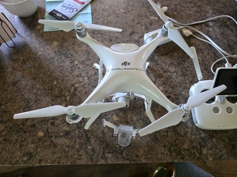 DJI Phantom 4 Pro V2.0 Drone with Remote Controller & Camera - White