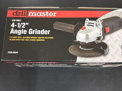 Angle Grinder, 120V, 4.3 Amp, 10,000 RPM, Item 69645