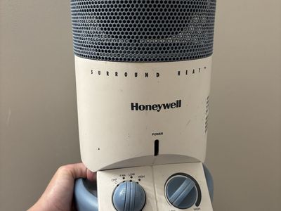 Honeywell Surround Heat Fan Forced Heater w/ Thermostat & Two Heat Settings