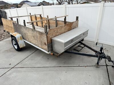 12.5' X 6' Flat Untility Trailer