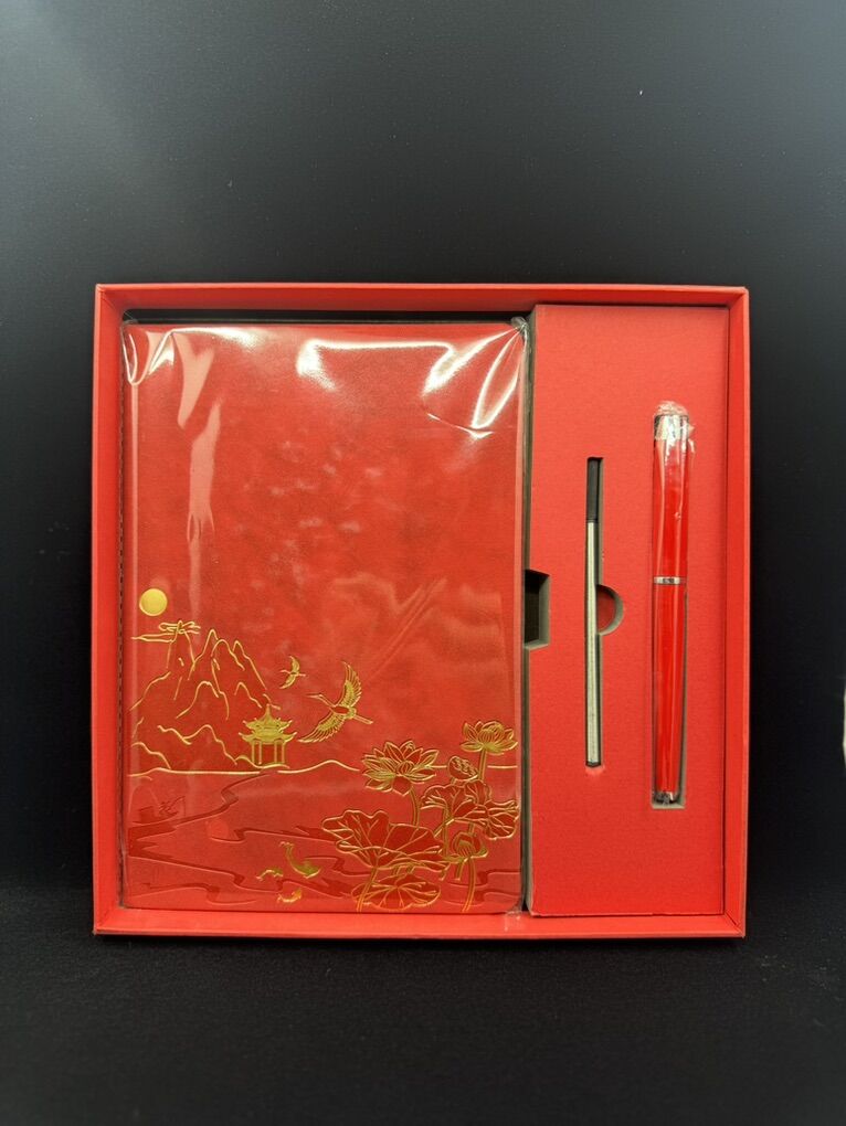 Luxury Red Journal & Pen Gift Set