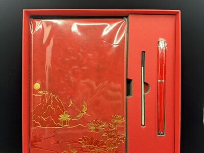 Luxury Red Journal & Pen Gift Set