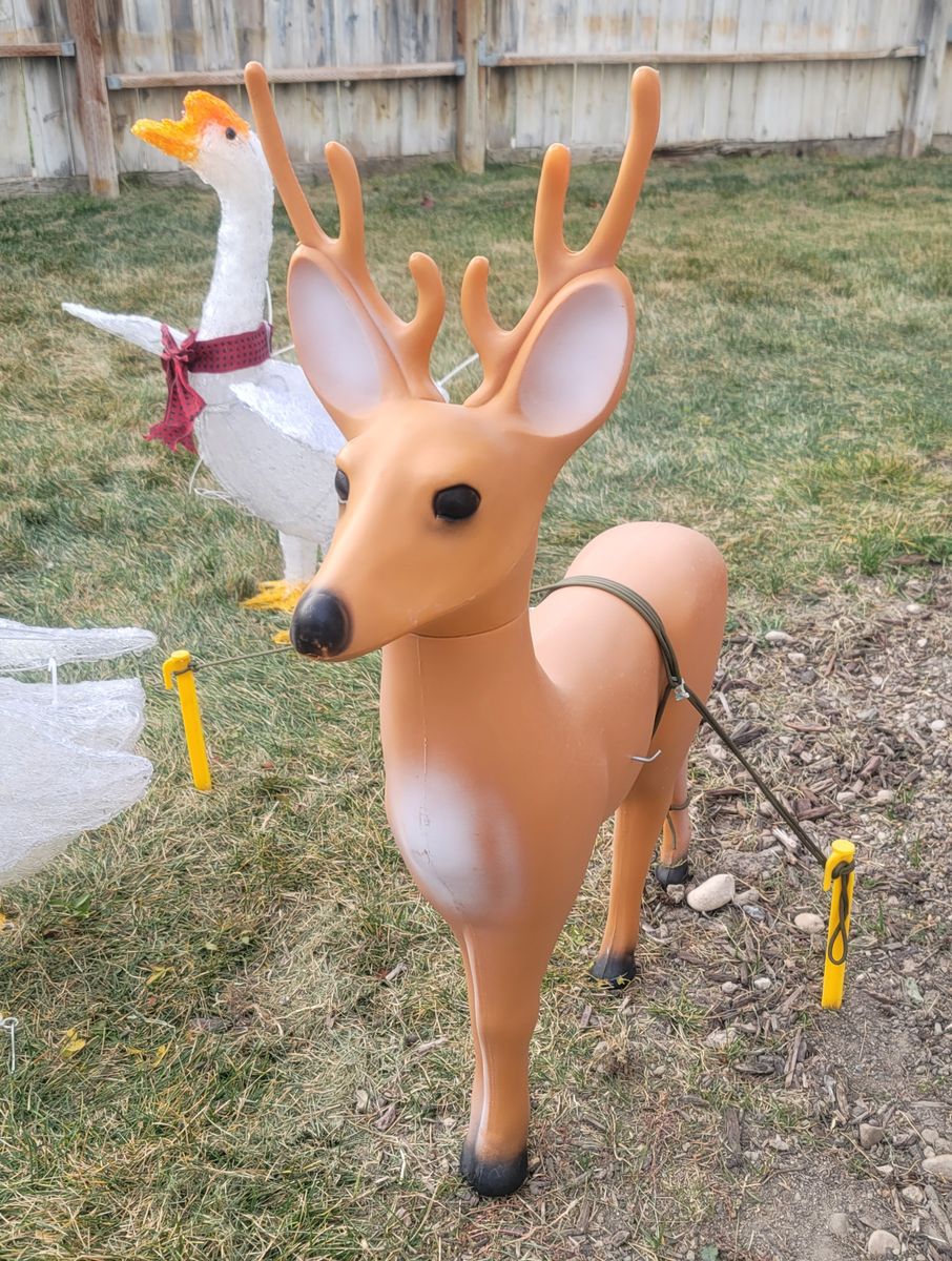Vintage Blow Mold Reindeer