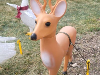 Vintage Blow Mold Reindeer