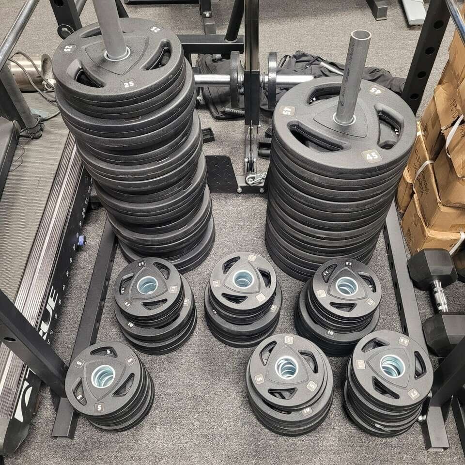 New Rubber Grip Plate Sets 175# or 265# or 355#