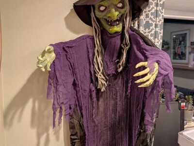 12ft Hanging Witch
