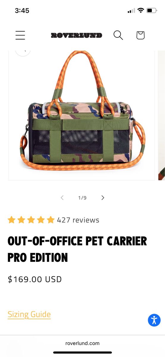 Dog/cat Pet Carrier TSA Approved
