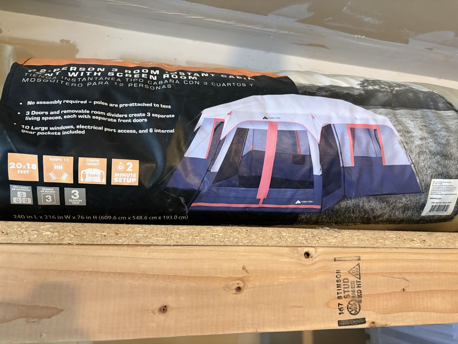 12 Person Tent (used once)