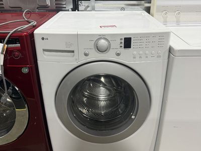 LG White Front Load Washer - Dependable Laundry Appliance